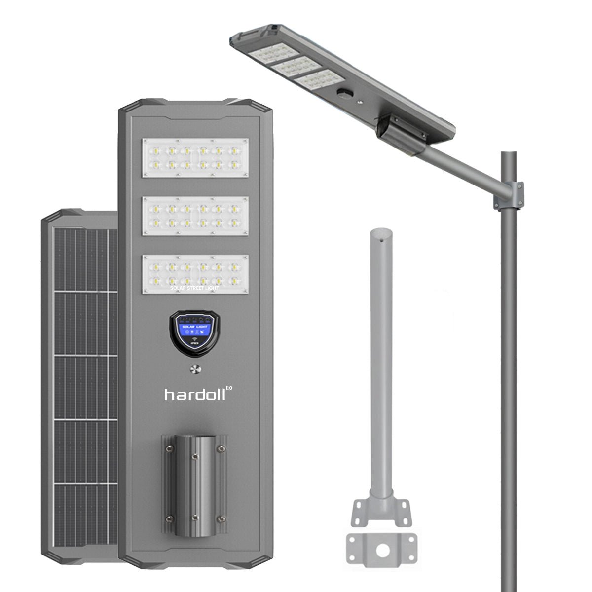 NovusTech 300W Solar Street Light – Aluminium Body