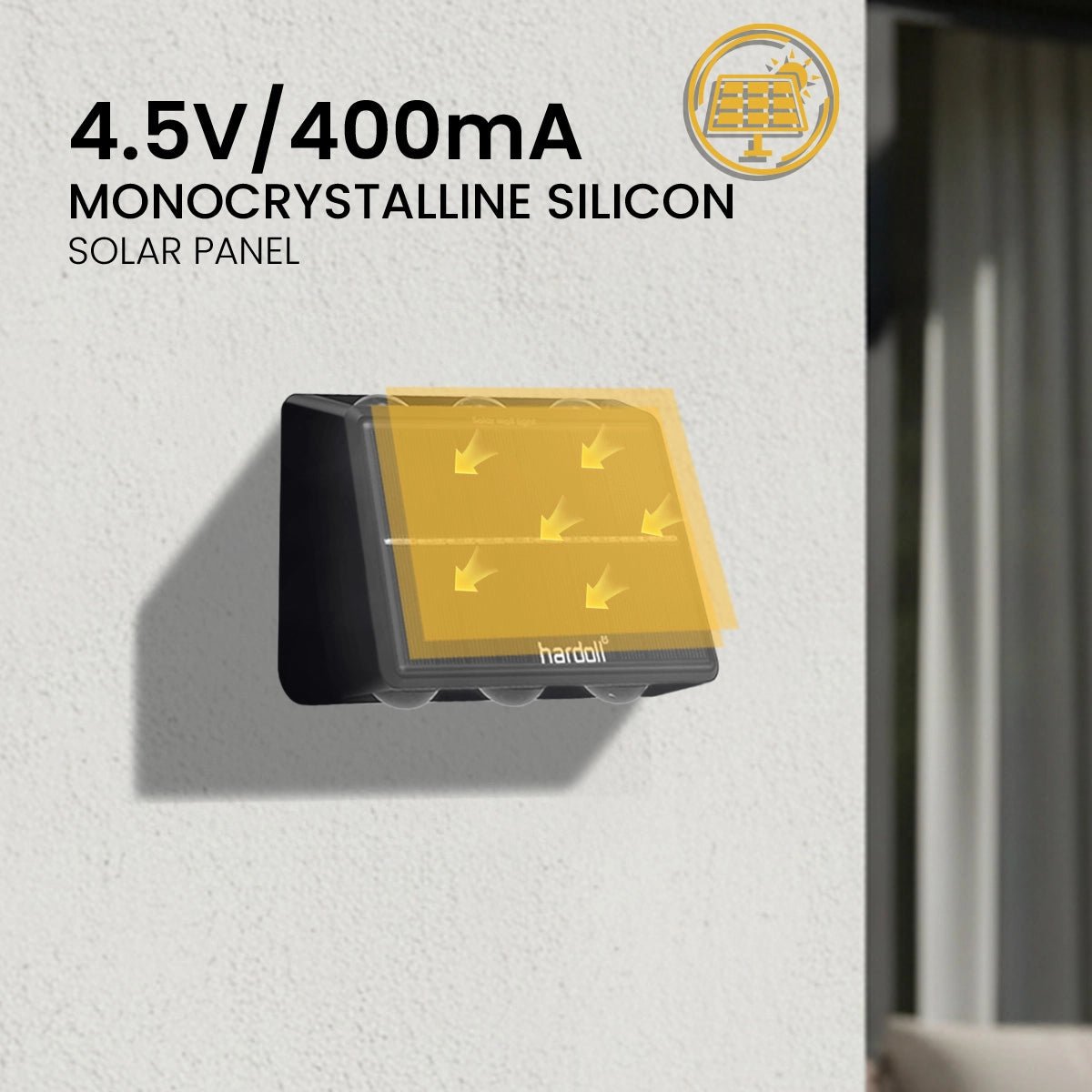 NovusTech 6 LED Solar Wall Lights – Outdoor Waterproof - Image 7