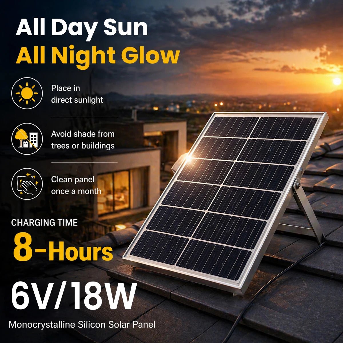 NovusTech 200W Solar Ceiling Light – Outdoor & Indoor LED Waterproof | Solar Light for Home & Garden India - Image 2