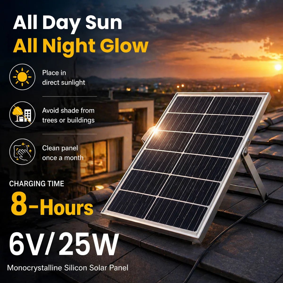 NovusTech 300W Solar Ceiling Light – Outdoor & Indoor LED Waterproof | Solar Light for Home & Garden India - Image 2