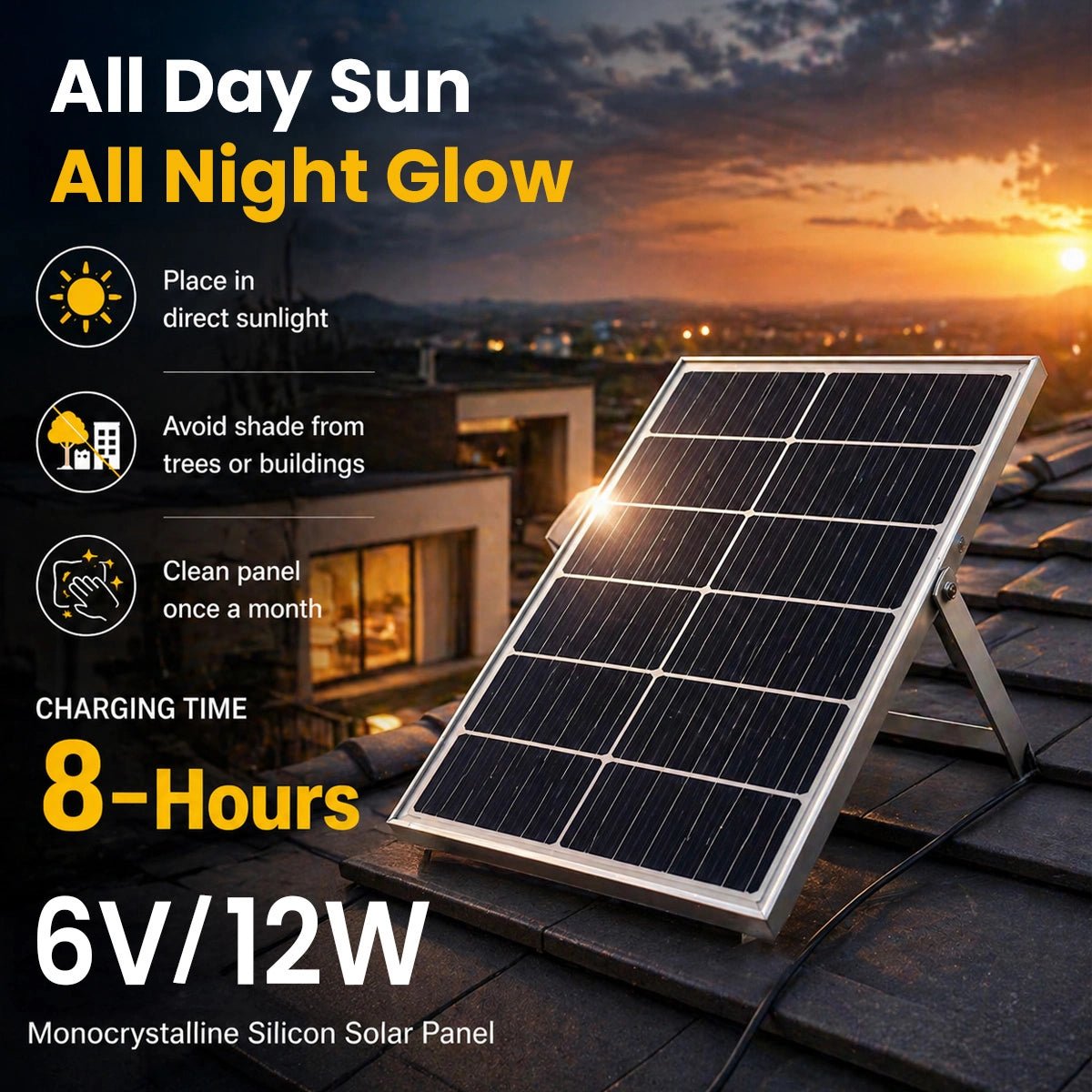 NovusTech 100W Solar Ceiling Light – Outdoor & Indoor LED Waterproof | Solar Light for Home & Garden India - Image 2