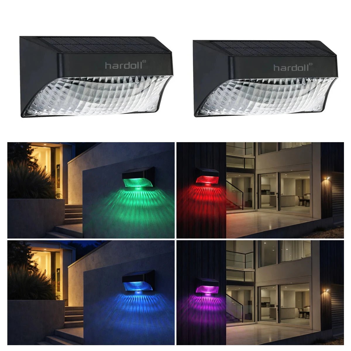 NovusTech LED Solar Wall Light – Outdoor Waterproof Decorative | Solar Light for Home & Garden India - Image 2