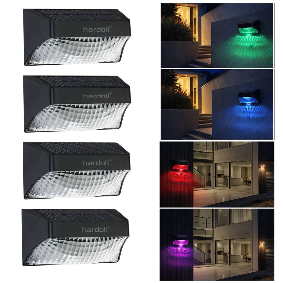 NovusTech LED Solar Wall Light – Outdoor Waterproof Decorative | Solar Light for Home & Garden India - Image 3