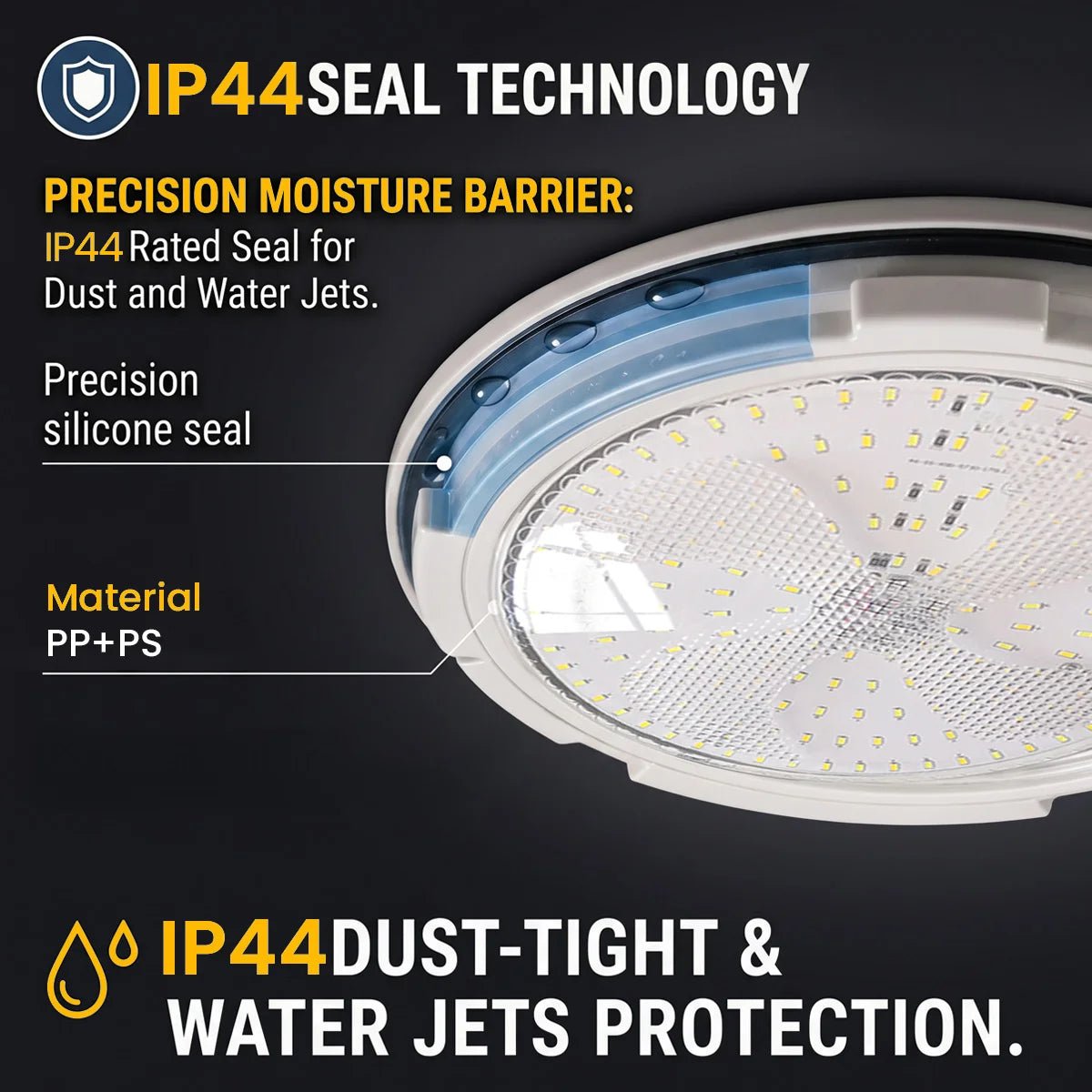 NovusTech 300W Solar Ceiling Light – Outdoor & Indoor LED Waterproof | Solar Light for Home & Garden India - Image 3