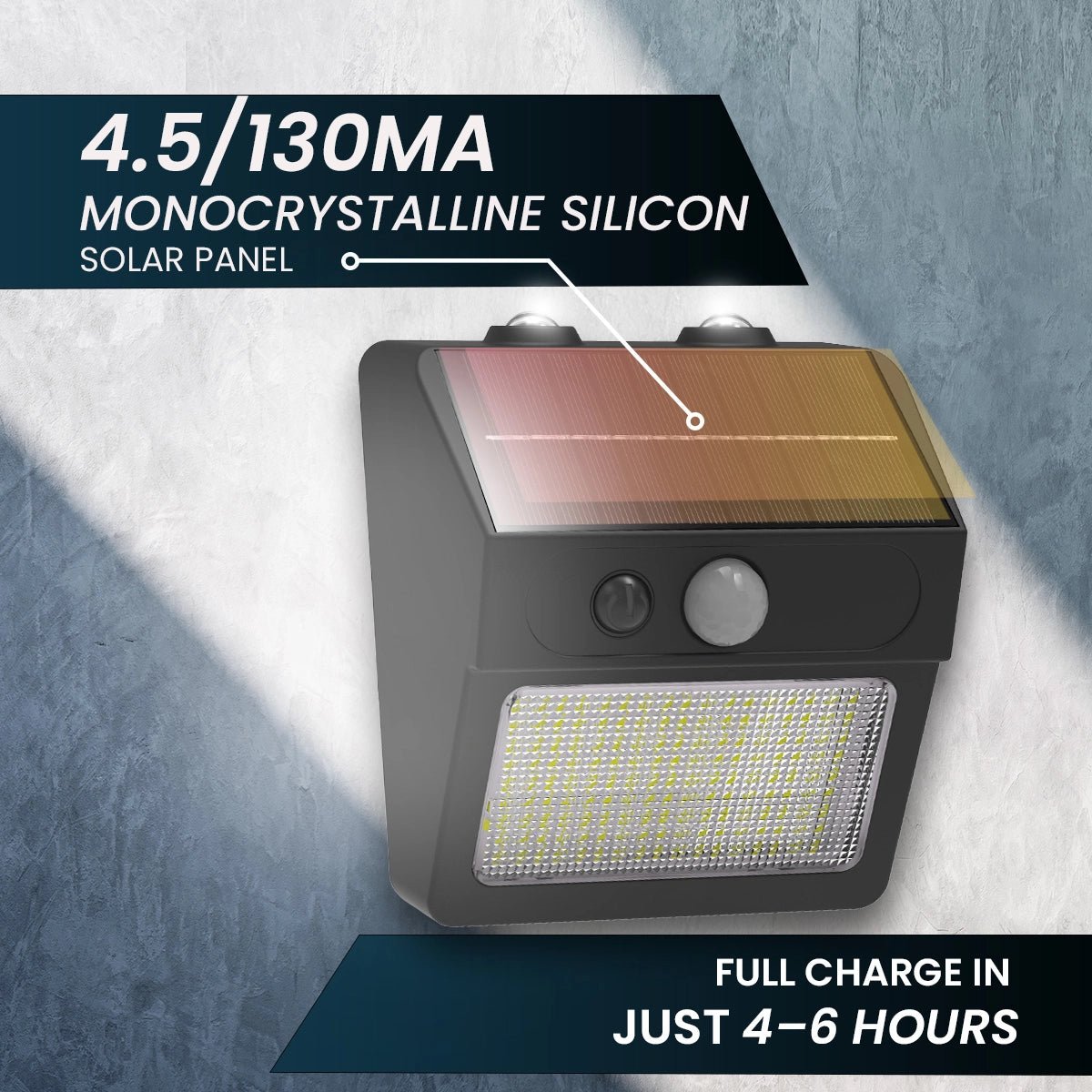 NovusTech Solar Wall Lights Outdoor – Motion Sensor - Image 2