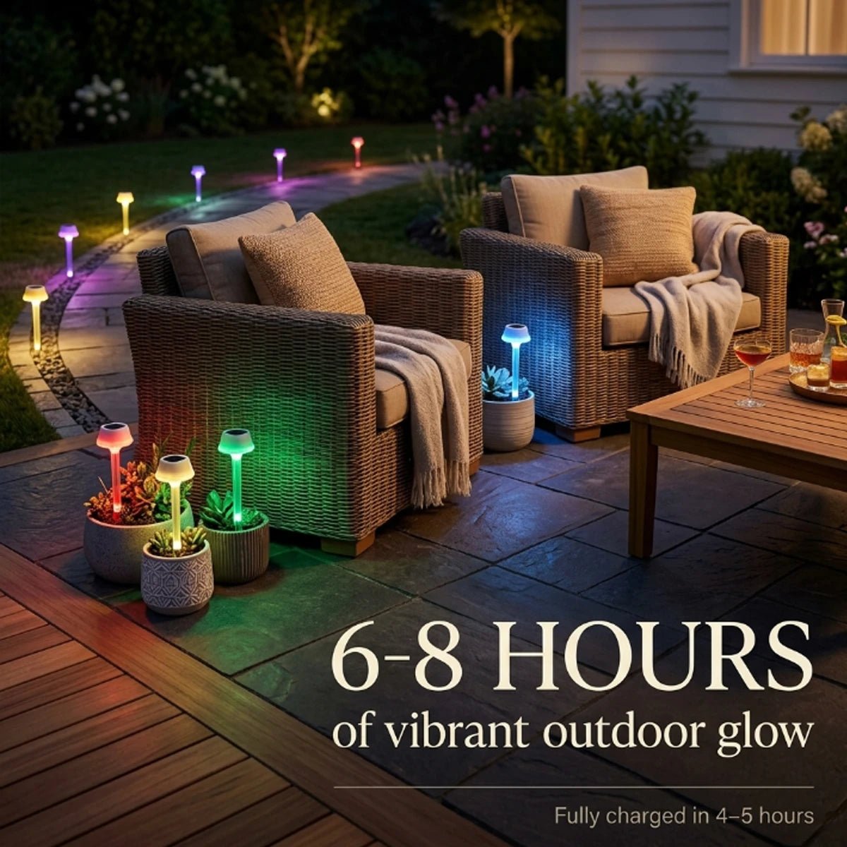 NovusTech Solar Spike Decorative Light – RGB Color - Image 5