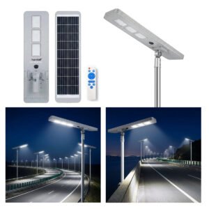 NovusTech 200W All-in-One Solar Street Light – Aluminium Body