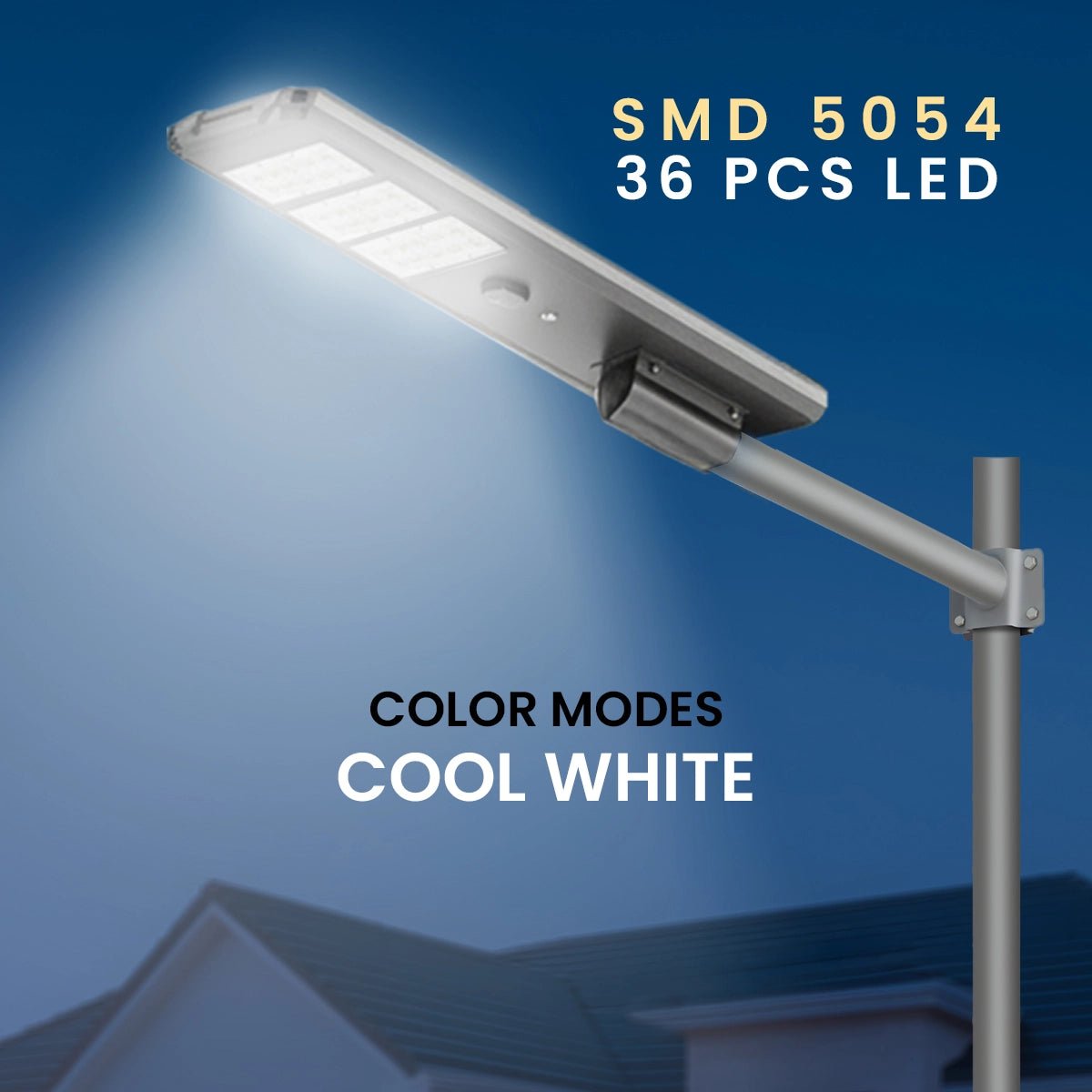 NovusTech 300W Solar Street Light – Aluminium Body - Image 3