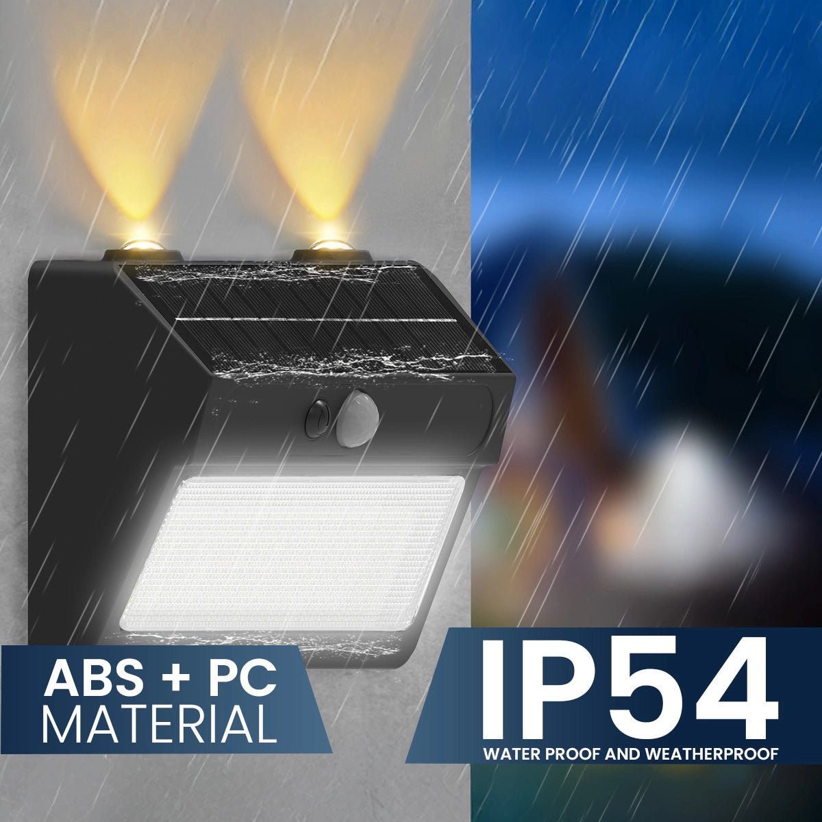 NovusTech Solar Wall Lights Outdoor – Motion Sensor - Image 3
