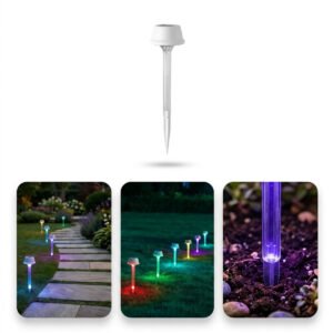 NovusTech Solar Spike Decorative Light – RGB Color