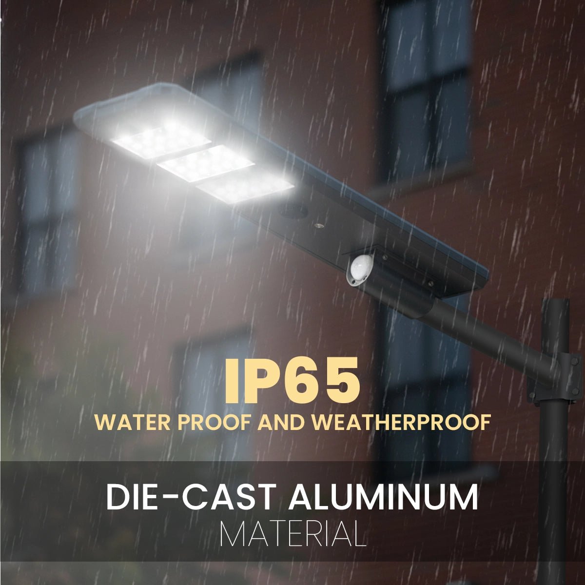 NovusTech 300W Solar Street Light – Aluminium Body - Image 5