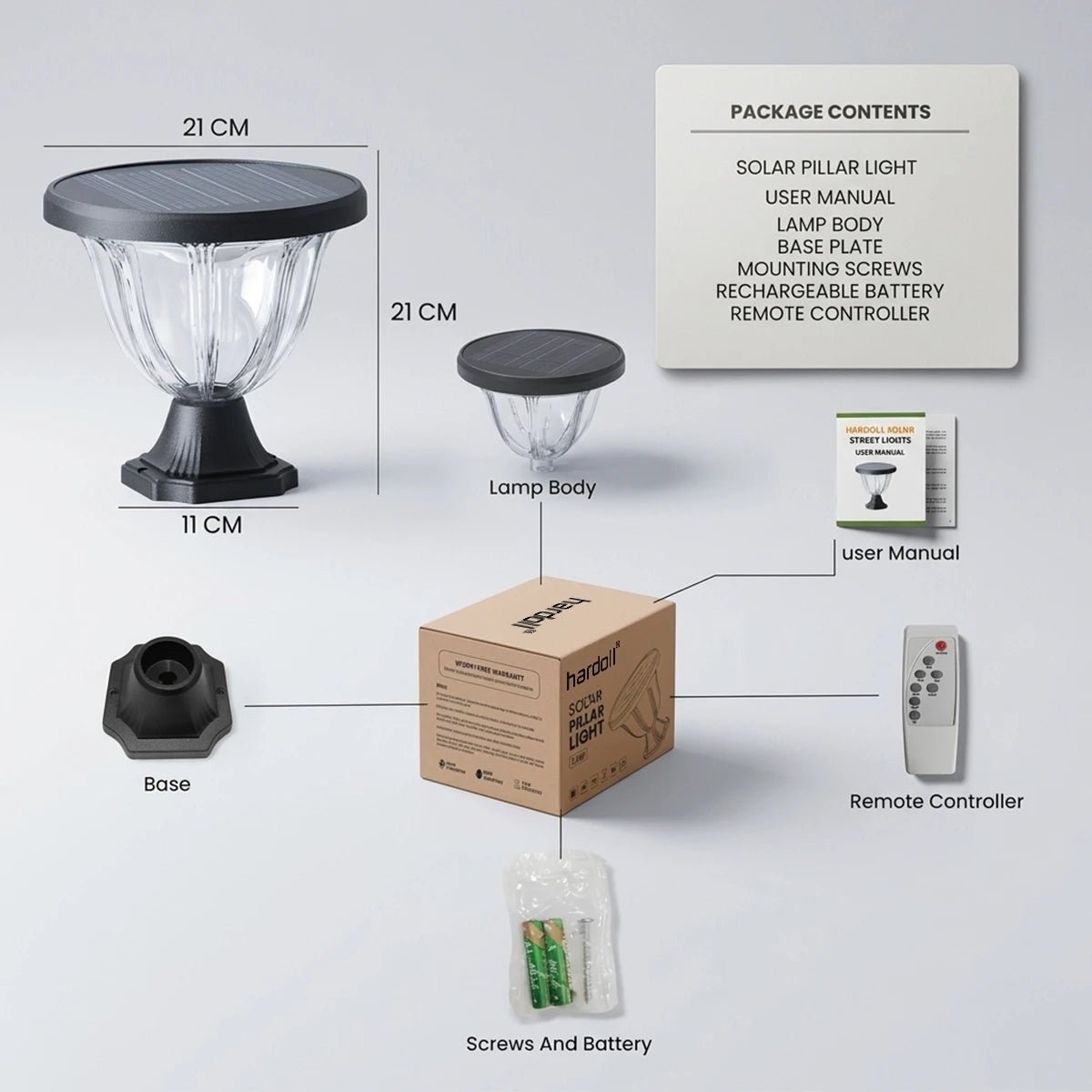 NovusTech Solar Gate Light 72 LED – Outdoor Garden Pillar Lamp with LiFePO4 Battery - Image 5