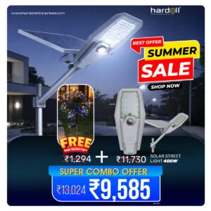 NovusTech 400W Integrated Solar Street Light – Remote Control