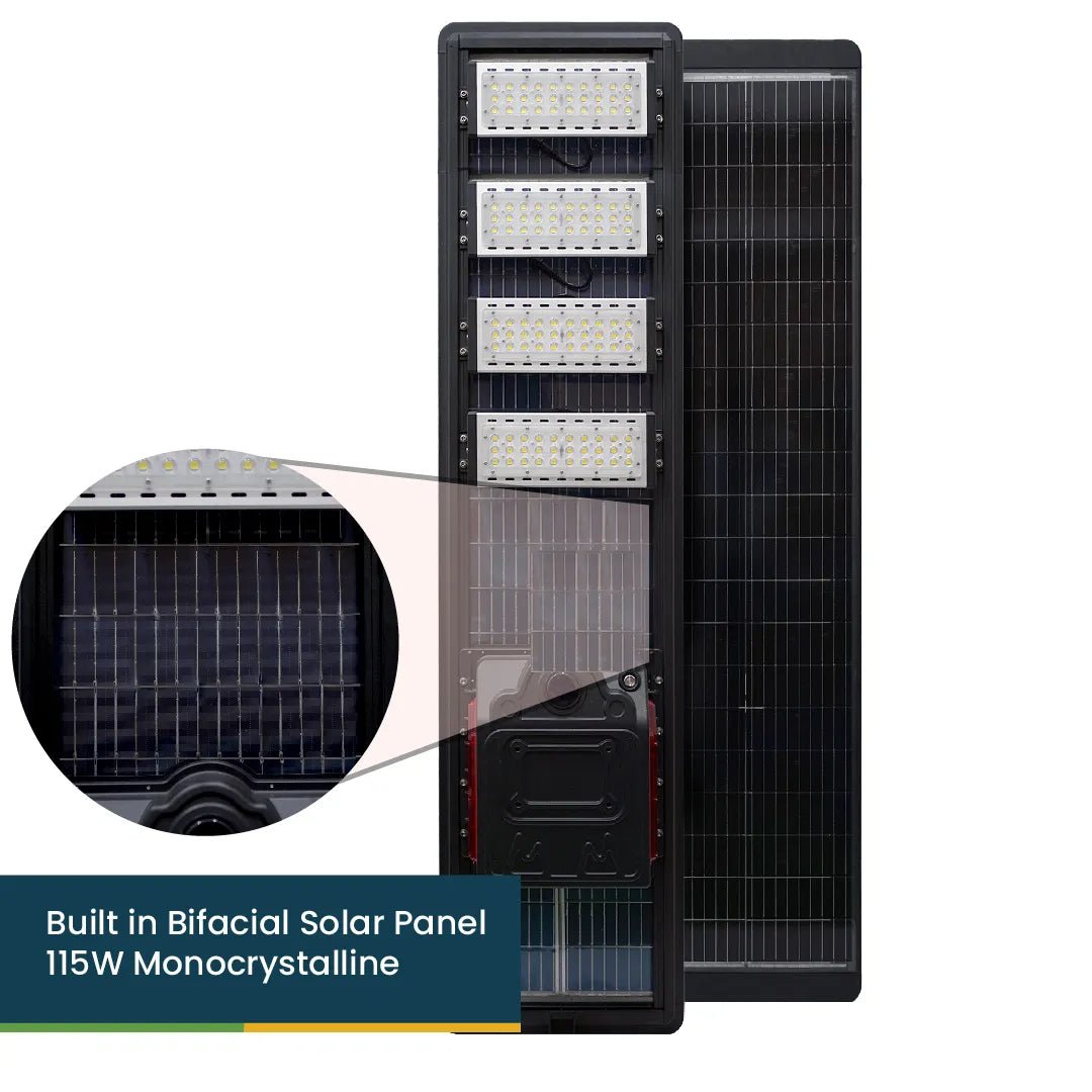 NovusTech 100W Solar Street Light – Cool White - Image 4