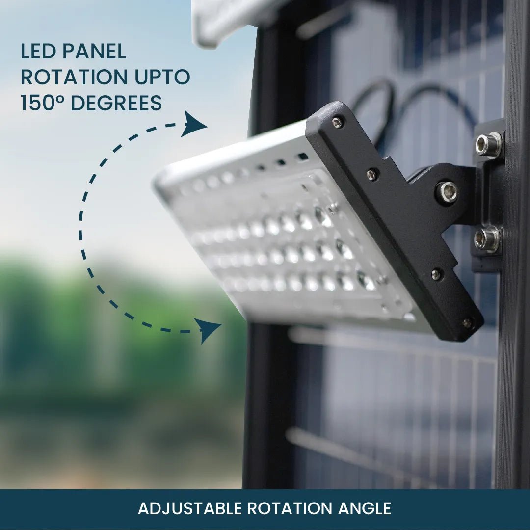 NovusTech 100W Solar Street Light – Cool White - Image 6