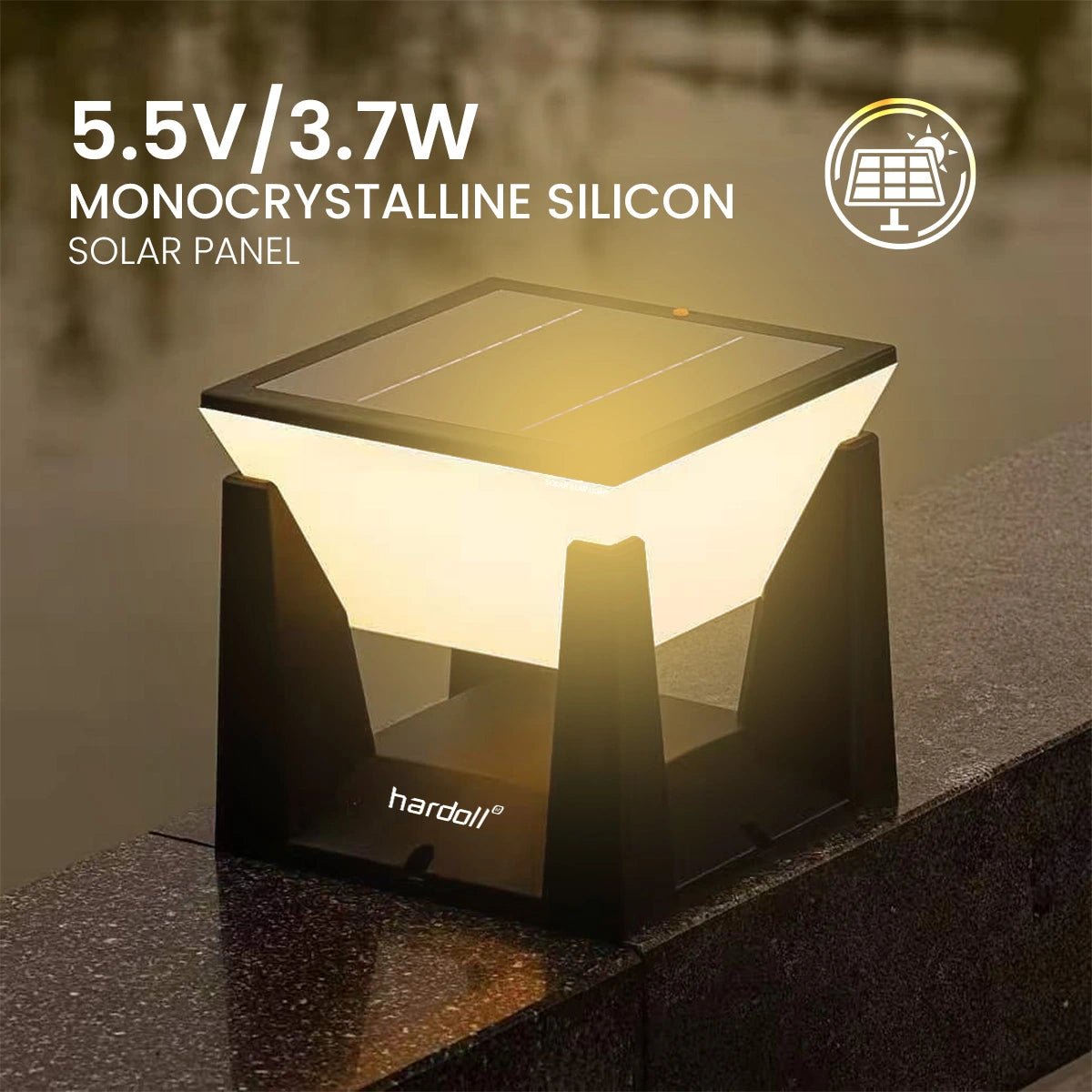 NovusTech 40 LED Solar Outdoor Light – Tri-Color - Image 2