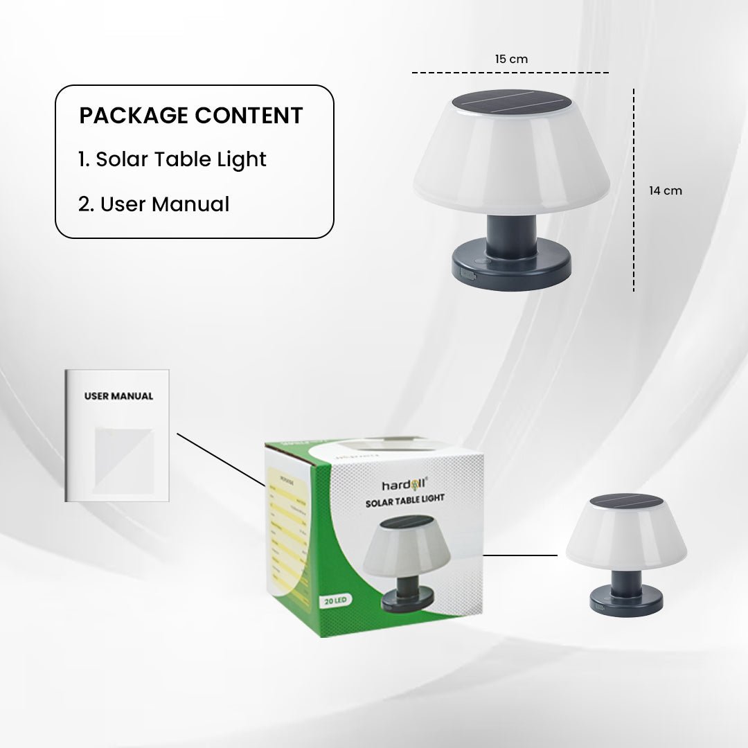 NovusTech Solar Lights for Home LED Table Lamp for Emergency Decorative Camping Lantern (Warm White)(Refurbished) - Image 5