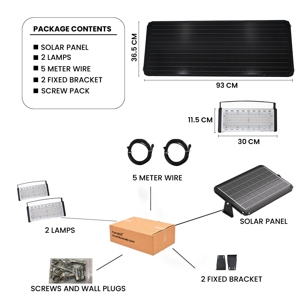 NovusTech 140W Solar Billboard Light – Aluminium+PC - Image 5