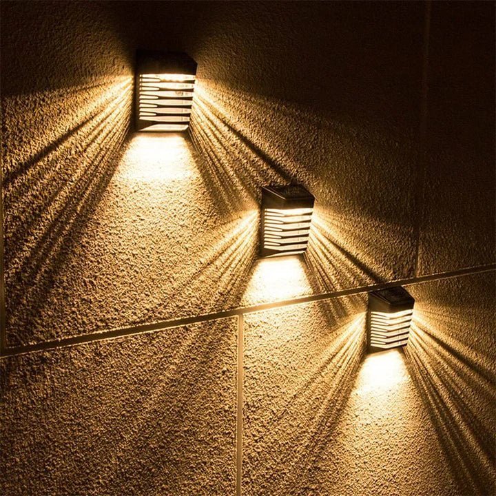 NovusTech 4 LED Solar Wall Light – Outdoor Waterproof Decorative | Solar Light for Home & Garden India (Refurbished) - Image 5