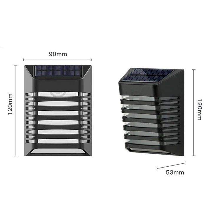 NovusTech 4 LED Solar Wall Light – Outdoor Waterproof Decorative | Solar Light for Home & Garden India (Refurbished) - Image 4