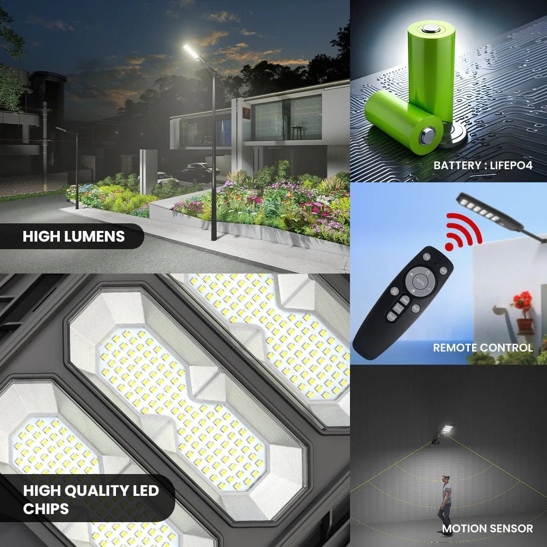 NovusTech 500W All-in-One Solar Street Light – ABS - Image 5