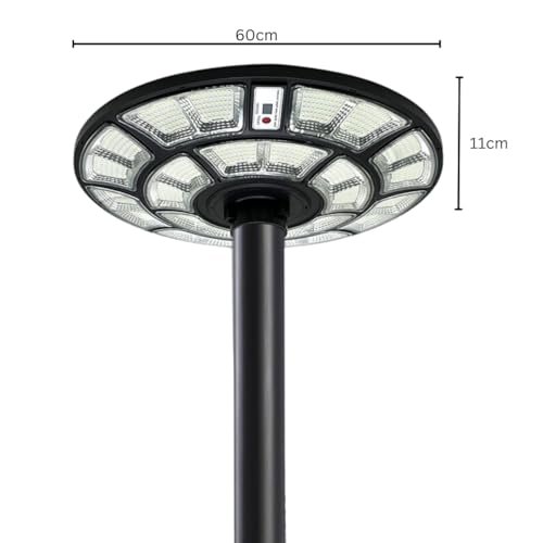 NovusTech 500W Solar UFO Light – Waterproof LED | Solar Light for Home & Garden Outdoor India (Cool White - Image 8