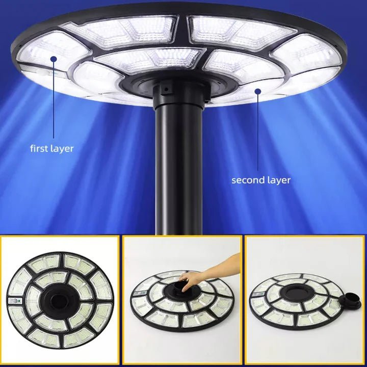 NovusTech 500W Solar UFO Light – Waterproof LED | Solar Light for Home & Garden Outdoor India (Cool White - Image 5