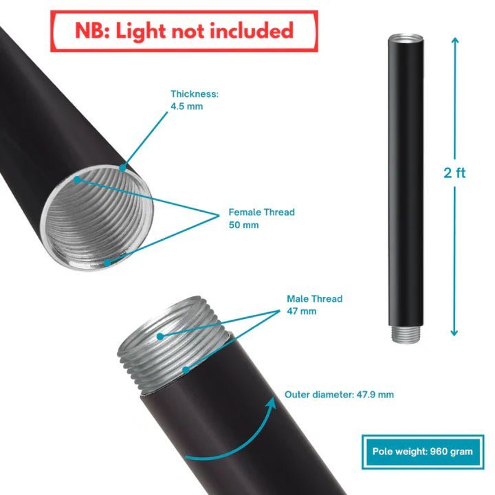 NovusTech 500W Solar UFO Light – Waterproof LED | Solar Light for Home & Garden Outdoor India (Cool White - Image 2