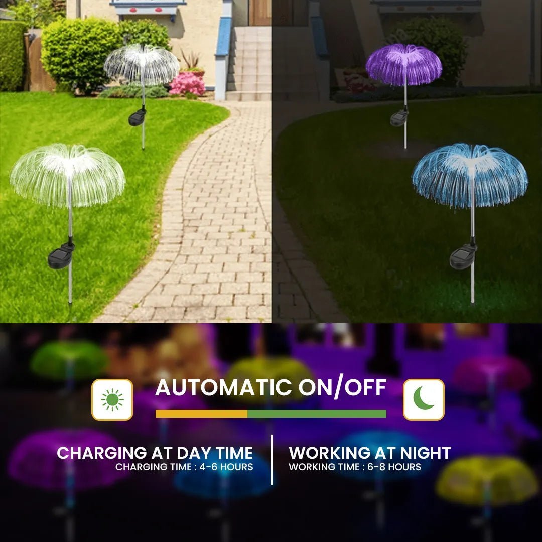 NovusTech Solar Jellyfish Decorative Light – 7 Color - Image 5