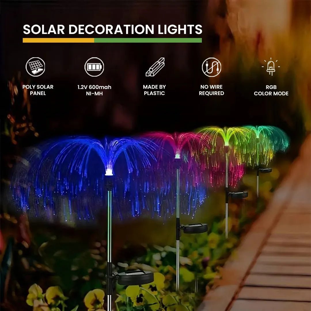 NovusTech Solar Jellyfish Decorative Light – 7 Color - Image 2