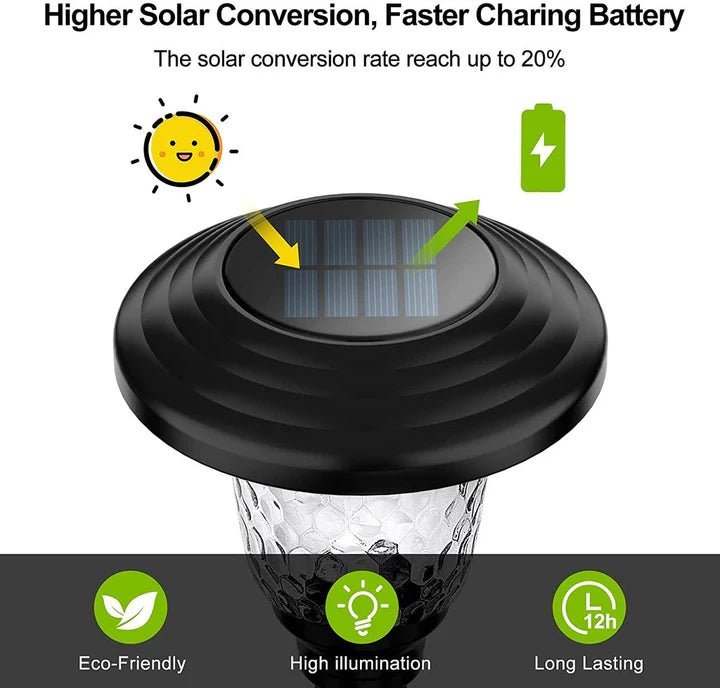 NovusTech Solar Decorative Pathway Lights – Waterproof LED | Solar Light for Home & Garden Outdoor India Warm White (Refurbished) - Image 6