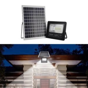 NovusTech 100W Solar Flood Light – Remote Control
