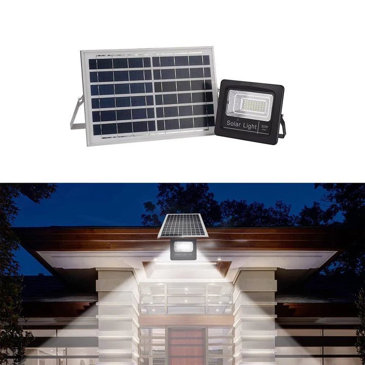 NovusTech 30W Solar Flood Light – Remote Control