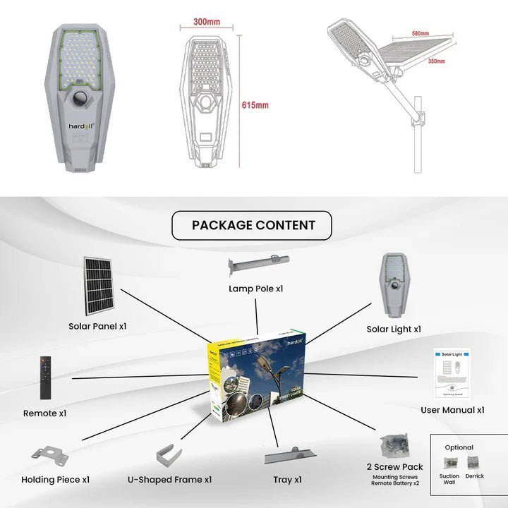 NovusTech 300W Integrated Solar Street Light – Remote Control - Image 5