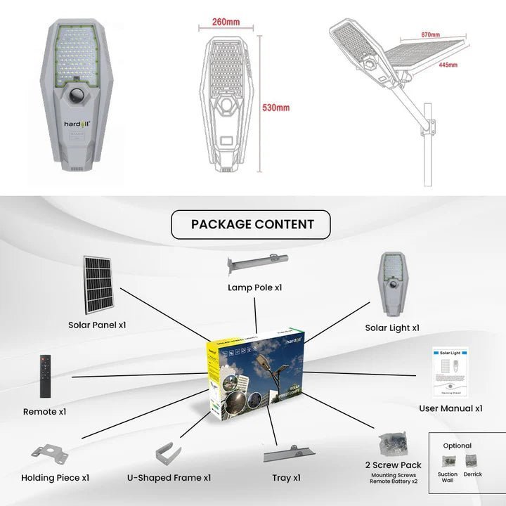 NovusTech 600W Integrated Solar Street Light – Remote Control - Image 5