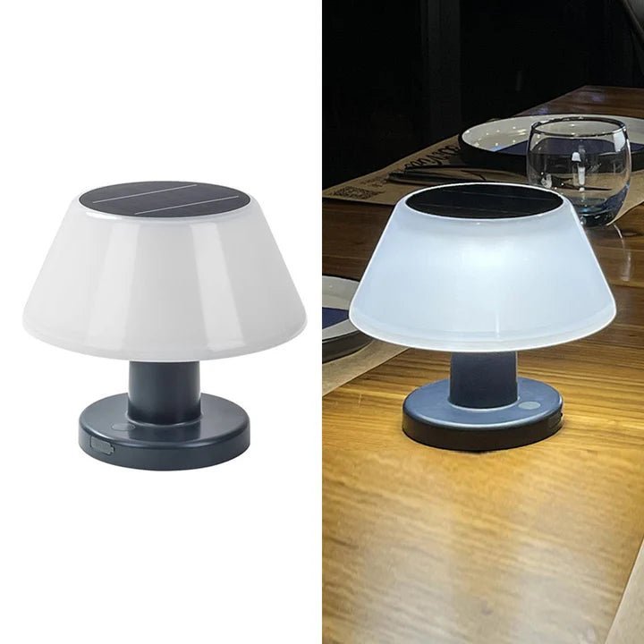 NovusTech Solar Lights for Home LED Table Lamp for Emergency Decorative Camping Lantern (Warm White)(Refurbished)