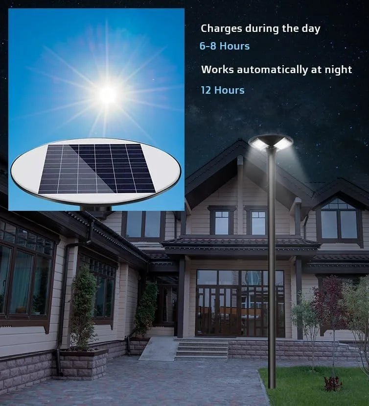 NovusTech 300W Solar UFO Garden Light – Waterproof LED | Solar Light for Home & Garden Outdoor India (Cool White) - Image 6