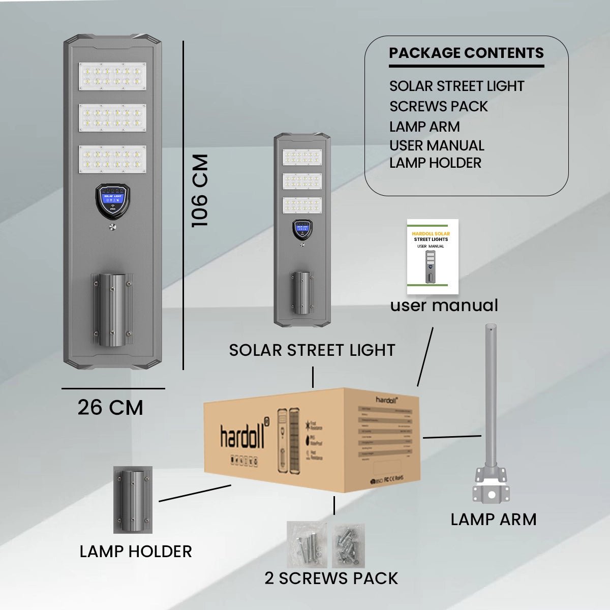 NovusTech 300W Solar Street Light – Aluminium Body - Image 6