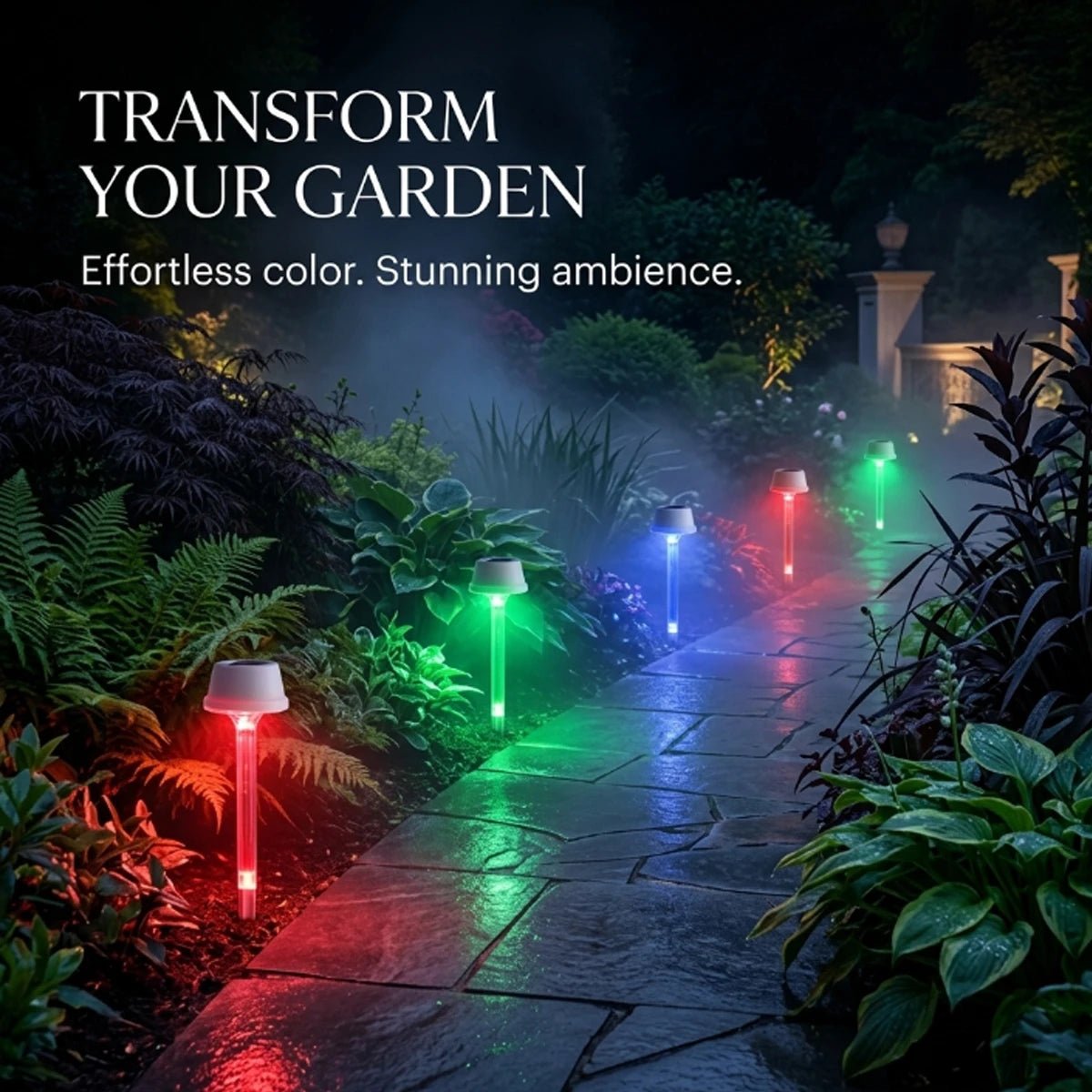 NovusTech Solar Spike Decorative Light – RGB Color - Image 8